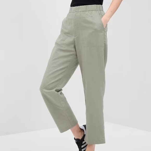 GAP Pants - NWOT Gap Linen-Cotton Pull-On Pants in Sage Green, Size XS